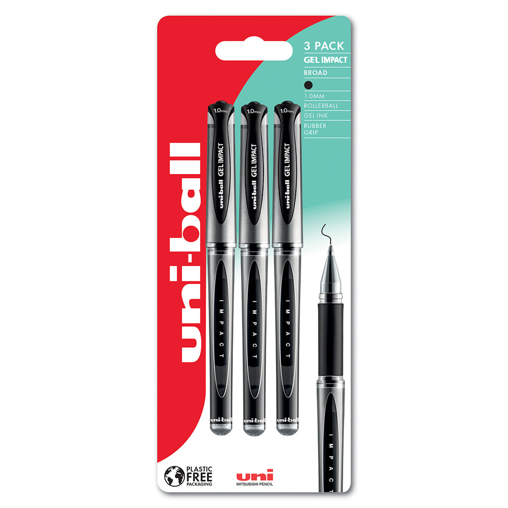 The Best Gel Pen Brand Pack ZEBRA PILOT uni-ball Pentel - Black
