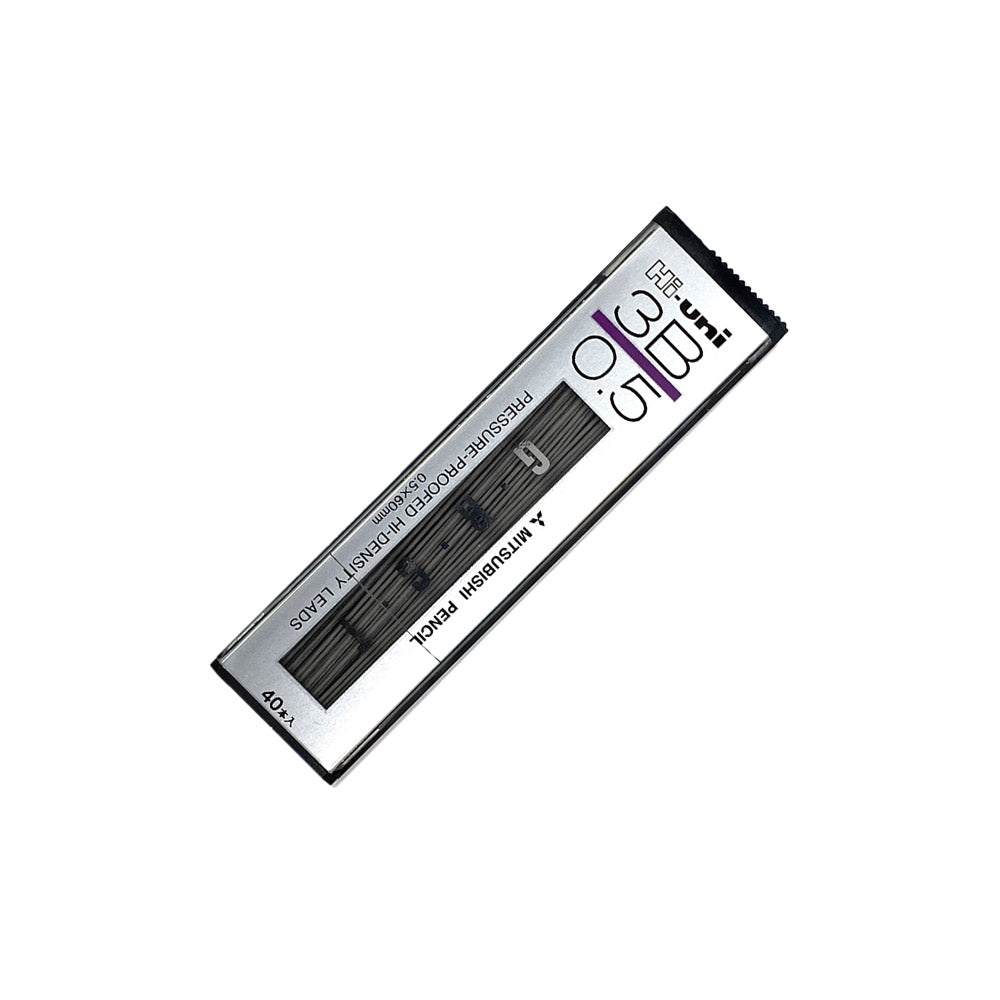 Mitsubishi Uni Mina 0.3 B – 10 Custodie Da 25 Pezzi, Ricarica Antigraffio E Antisporco, Scrittura Nitida E Profonda, Ideale Per Appunti E Disegni
