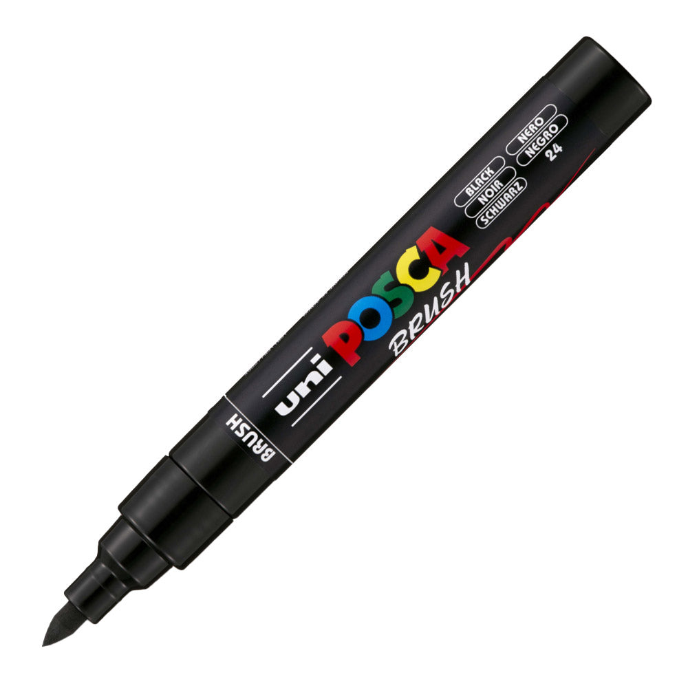 The Rarest Posca Pen Uni POSCA Brush Marker Pen PC-5BR Medium Set of 8 Soft Colours