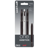 Uni-ball On Point One Ambition Gel Pen 3 Pack