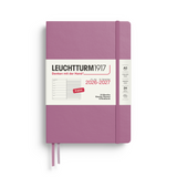 LEUCHTTURM1917 Weekly Planner & Notebook Medium (A5) 18 months 2026/2027 Dusty Rose