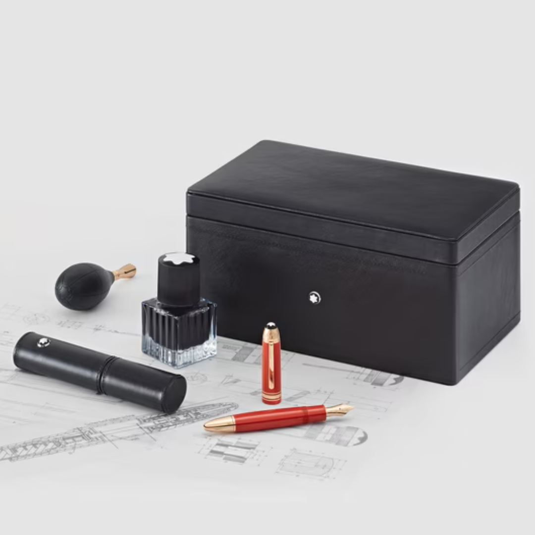 Montblanc Meisterstuck Traveller Limited Edition 1924 Fountain Pen and Ink Set