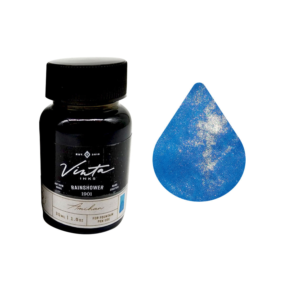 Vinta Bottled Ink 30ml Hello, Rain Collection