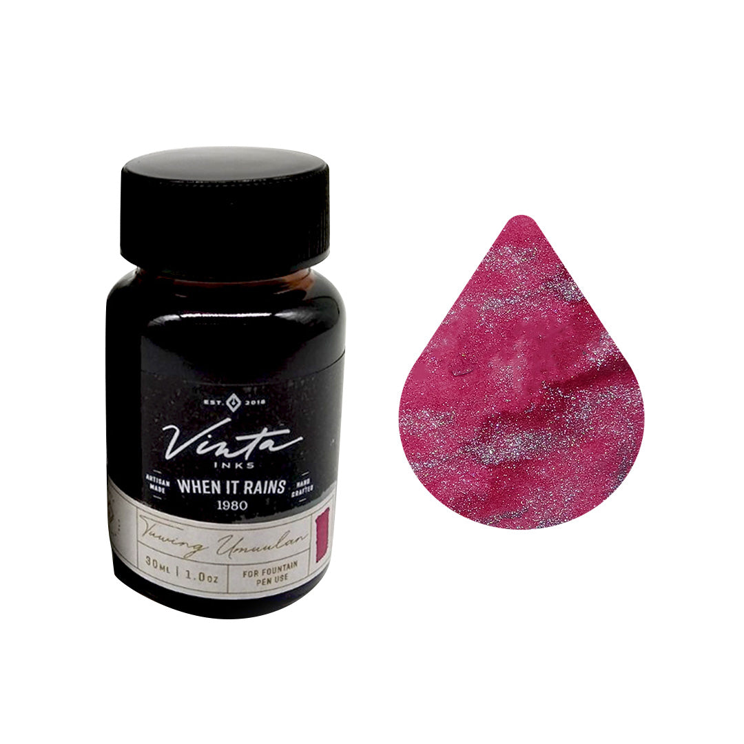 Vinta Bottled Ink 30ml Hello, Rain Collection