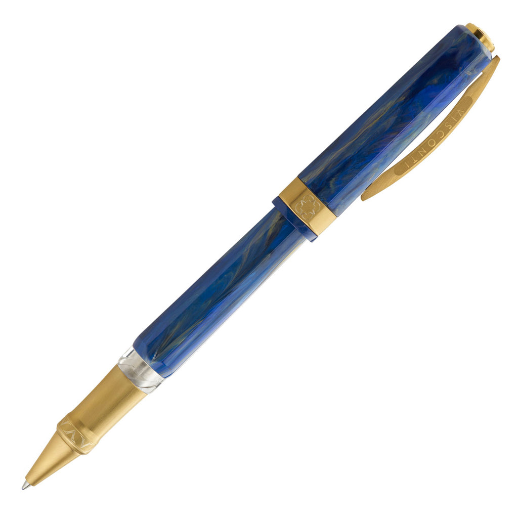 Visconti Opera Gold Rollerball Pen Blue by Visconti at Cult Pens