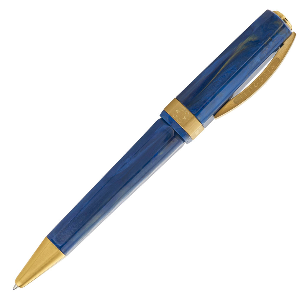 Visconti Opera Gold Ballpoint Pen Blue by Visconti at Cult Pens
