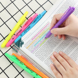 WRITECH Retractable Highlighter Set of 6 Assorted Colours