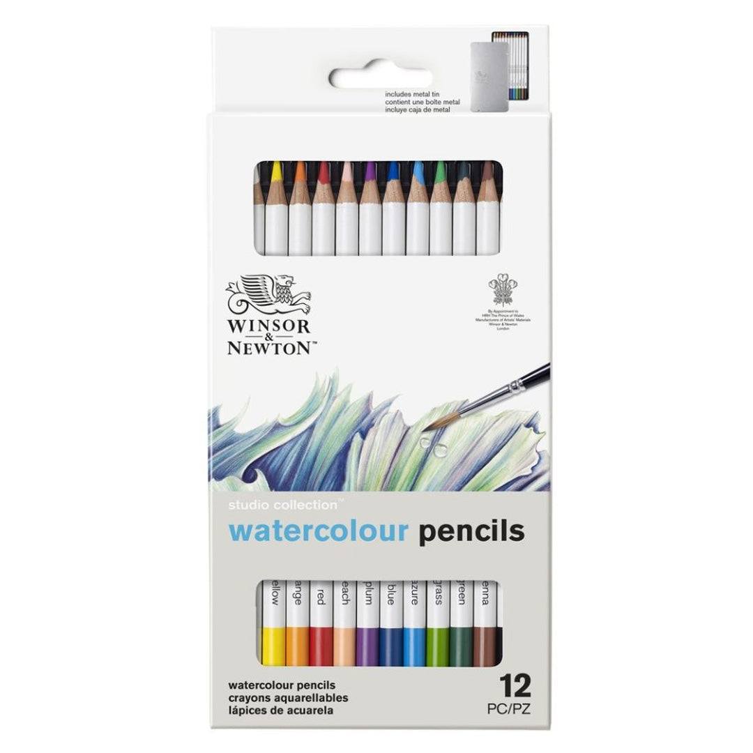 Winsor & Newton Studio Collection Graphite Pencil Set of 12 Medium