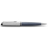 Waterman Expert Deluxe Ballpoint Pen Metal & Stone Grey Lacquer with Palladium Trim
