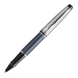 Waterman Expert Deluxe Rollerball Pen Metal & Stone Grey Lacquer with Palladium Trim