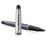 Waterman Expert Deluxe Rollerball Pen Metal & Stone Grey Lacquer with Palladium Trim