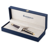 Waterman Hemisphere Ballpoint Pen Pen Lava Black with Gold Trim