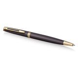 Waterman Hemisphere Ballpoint Pen Pen Lava Black with Gold Trim