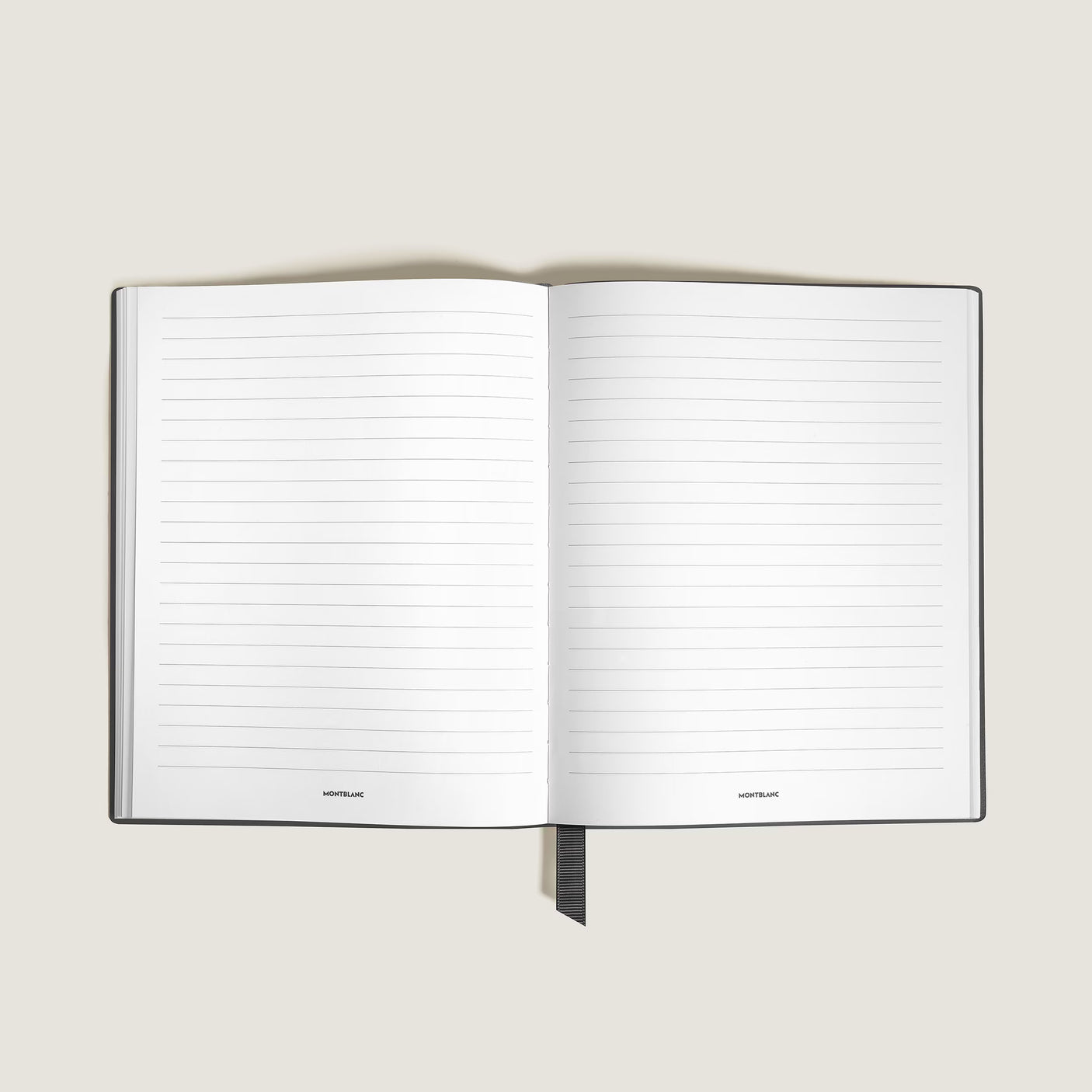 Montblanc Small Notebook Black Leather Lined