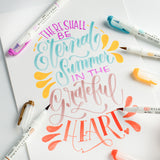 Zebra Mildliner Brush Pen Set of 15 Assorted