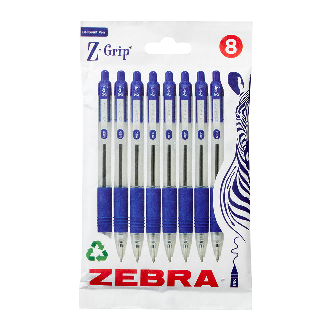Zebra Z-Grip Smooth Balpen - 1.0mm - Zwarte Inkt - 3 van elk Pastel Vat - Pack van 15 Zebra Z-Grip Smooth Balpen - 1.0mm - Zwarte Inkt - 3 van elk Pastel Vat - Pack van 15