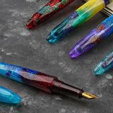Benu Briolette Fountain Pen Ruby Forest