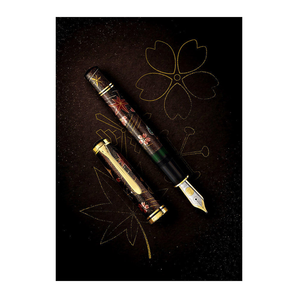 Pelikan Maki-e Fountain Pen Four Seasons Lucky Charm Limited Edition