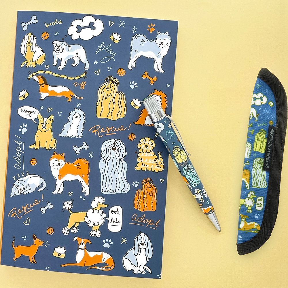 Retro 51  Denik Notebook Dog Rescue #6