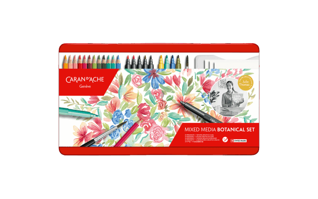 Caran d'Ache Botanical Colouring and Lettering Set