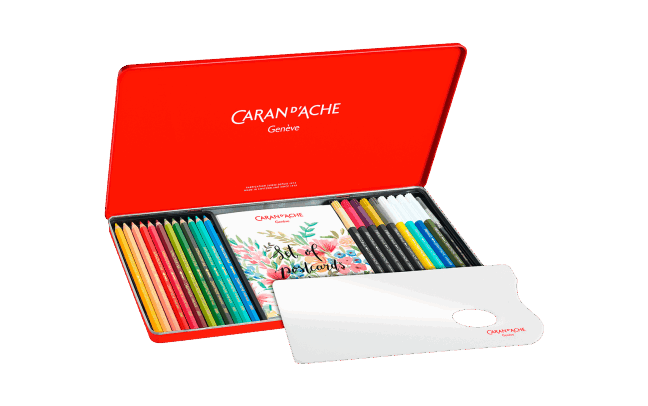 Caran d'Ache Botanical Colouring and Lettering Set