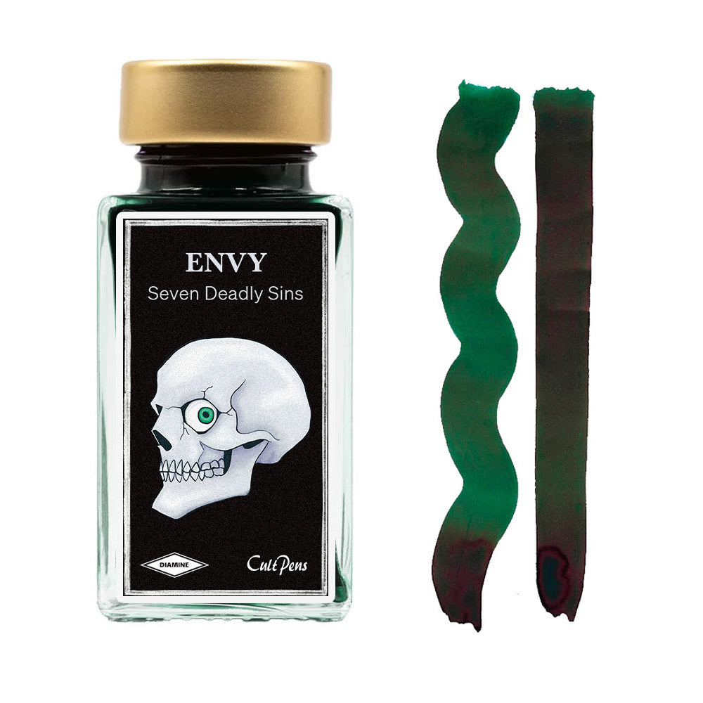 Cult Pens Exclusive 7 Deadly Sins Fountain Pen Ink by Diamine 50ml
