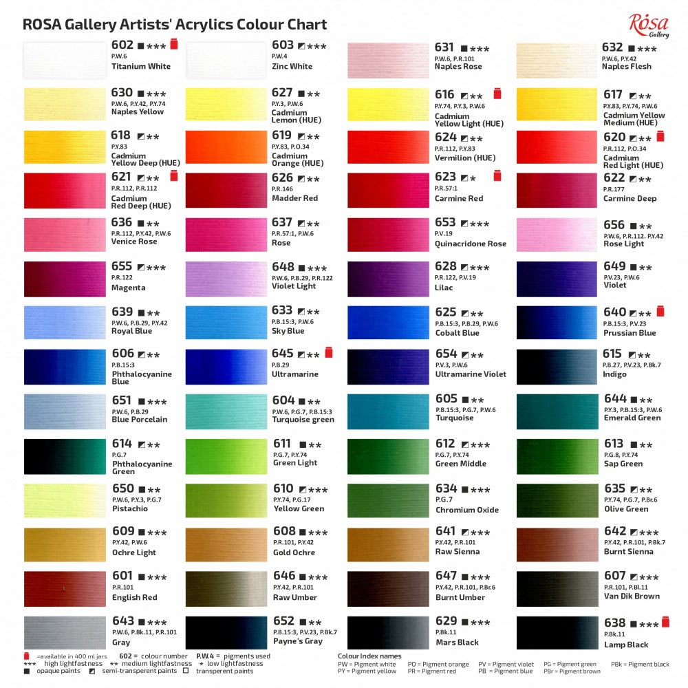 Rosa Gallery Acrylic 60ml