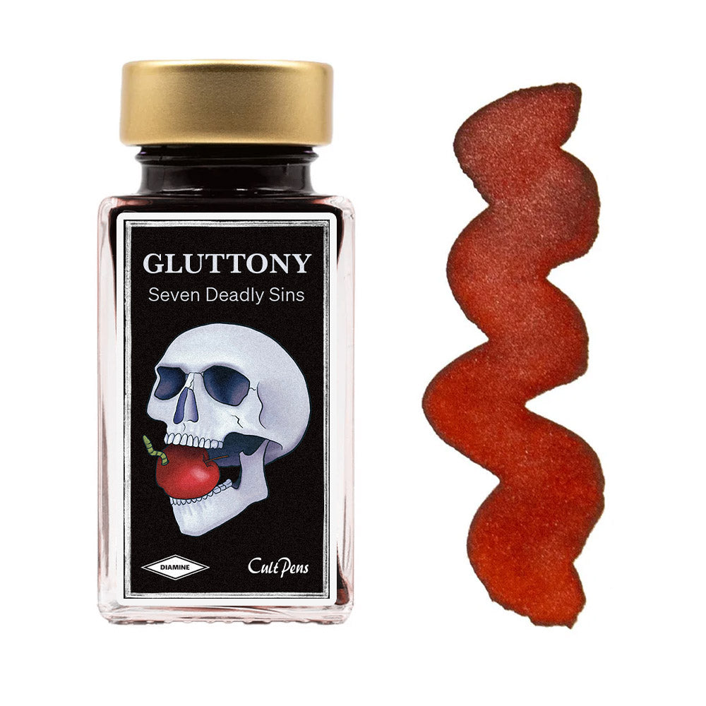 Cult Pens Exclusive 7 Deadly Sins Fountain Pen Ink by Diamine 50ml