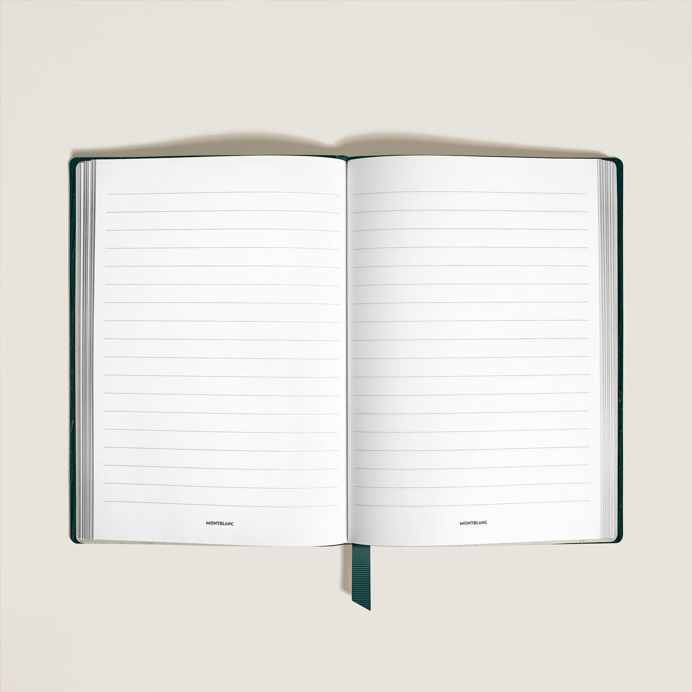 Montblanc Medium Notebook Jungle Green Leather Lined