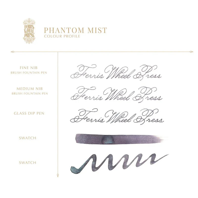 Ferris Wheel Press Ferritales Fountain Pen Ink 20ml Phantom Mist