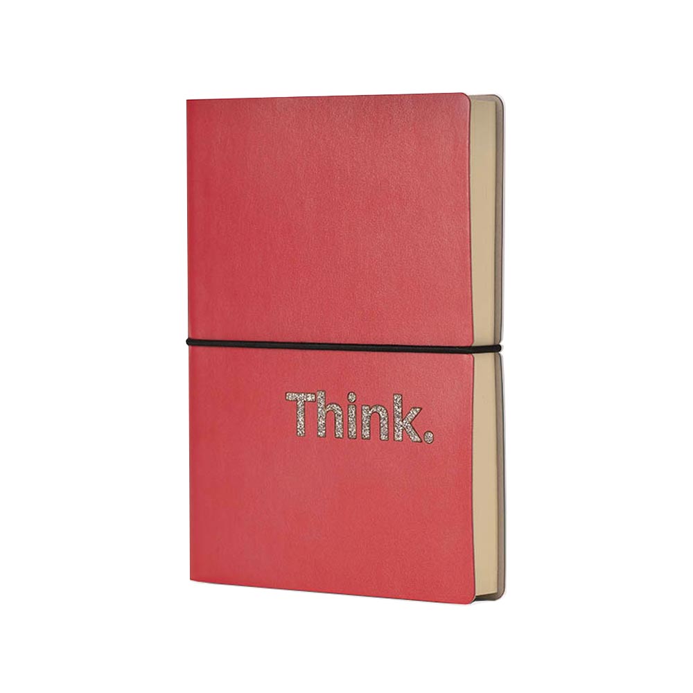 CIAK Emotions Lined Notebook Ivory Paper Pink Think A5