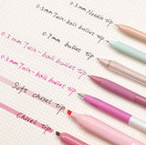 WRITECH 7 Piece Writing Set Pink and Black