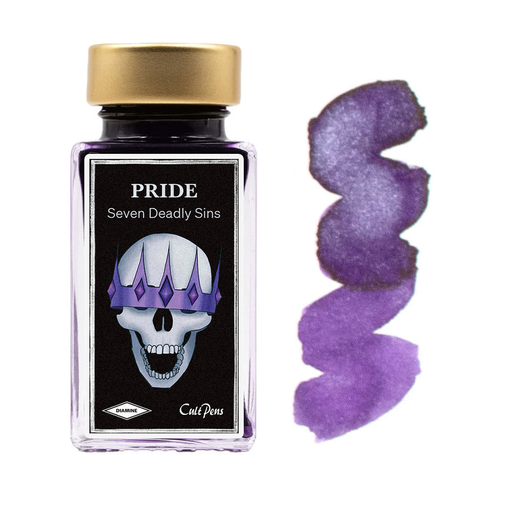 Cult Pens Exclusive 7 Deadly Sins Fountain Pen Ink by Diamine 50ml