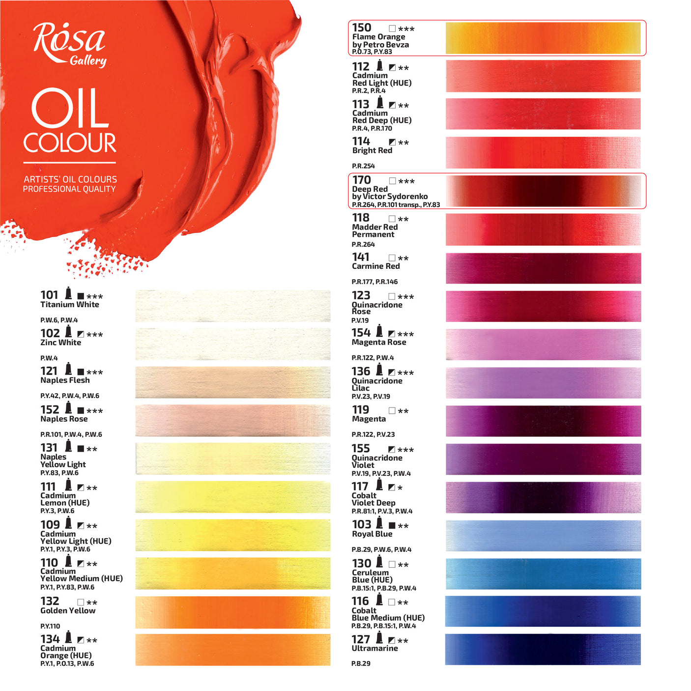 Rosa Gallery Oil Paint 45ml