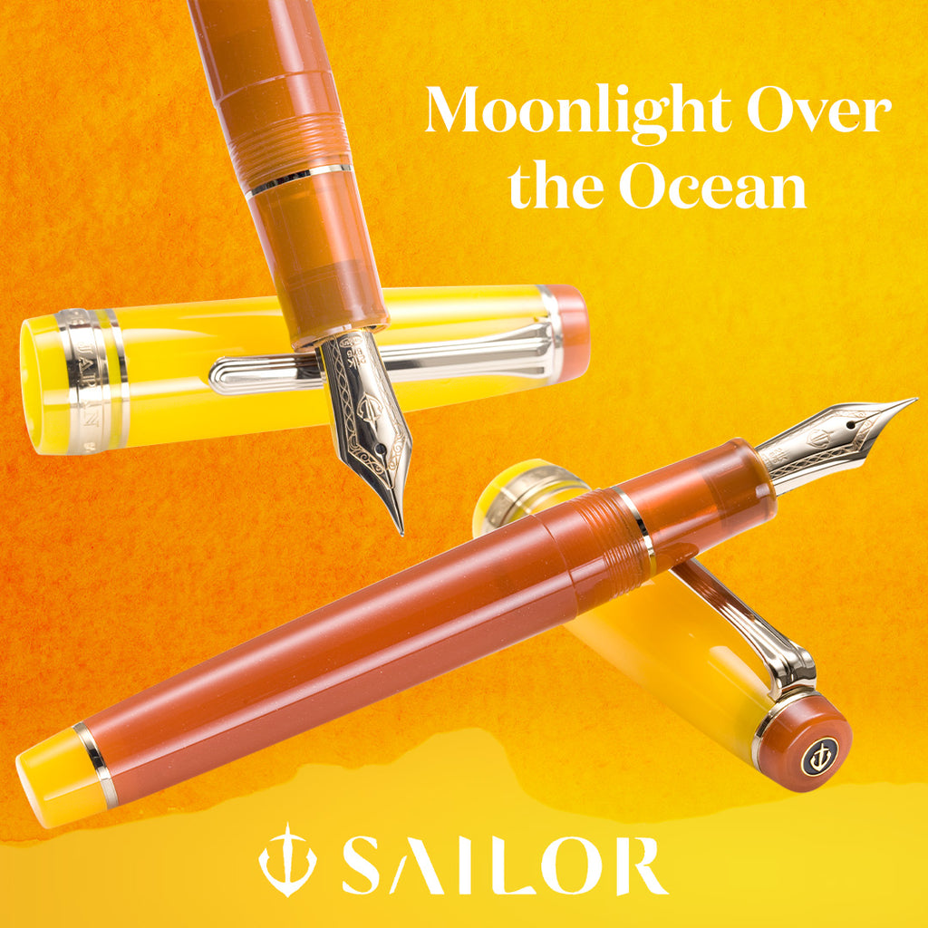 Sailor King of Pens Fountain Pen Moonlight Over The Ocean 21K Nib by Sailor at Cult Pens