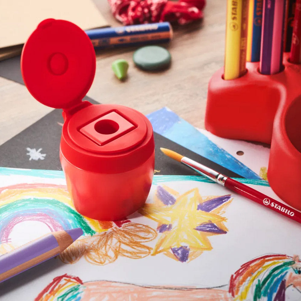 STABILO Woody 3-in-1 Multi-Talented Pencil Deskset of 15