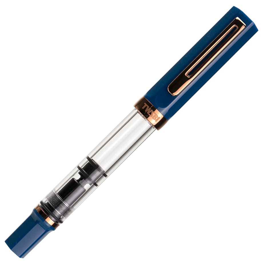 TWSBI ECO INDIGO BLUE WITH BRONZE FOUNTAIN PEN