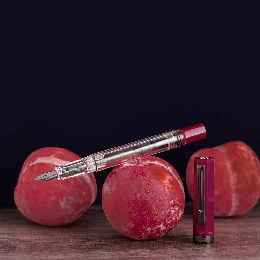 TWSBI Eco Fountain Pen Plum with Onyx
