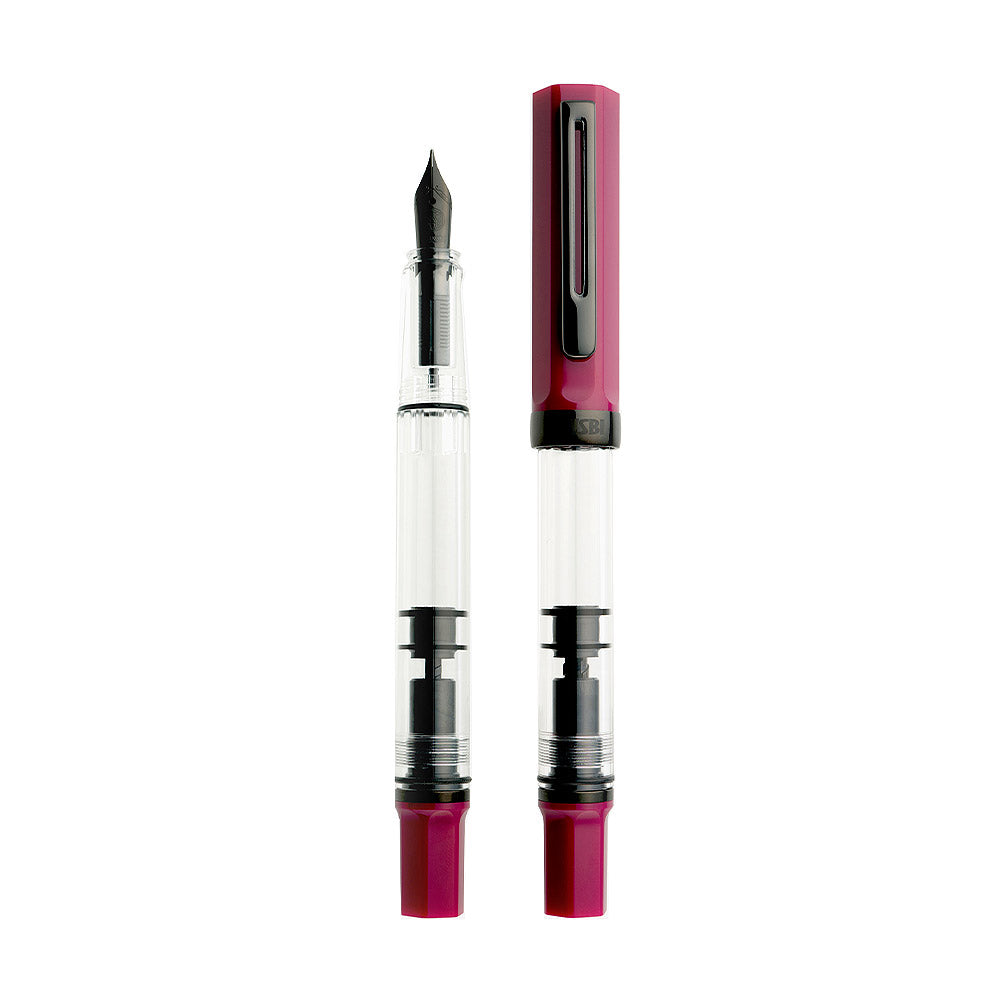 TWSBI Eco Fountain Pen Plum with Onyx