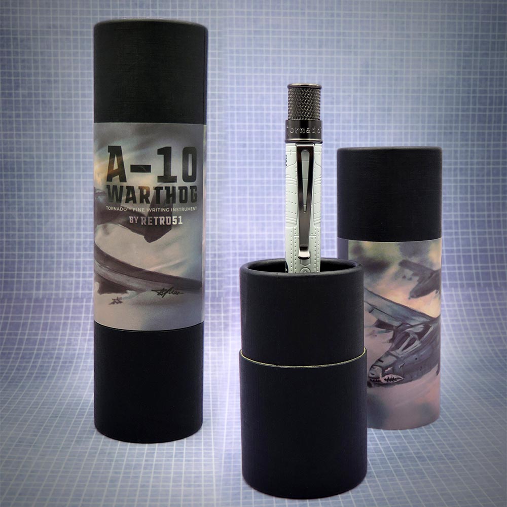 Retro 51 Tornado Rollerball Pen Vintage Metalsmith A-10 Warthog