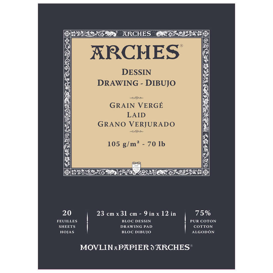Arches Drawing Pad White 9x12 by Arches at Cult Pens