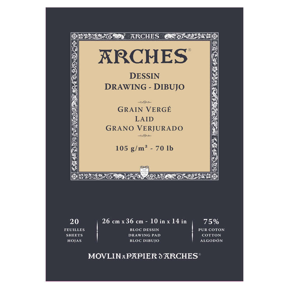 Arches Drawing Pad White 10x14 by Arches at Cult Pens