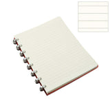 Atoma Pur Disc-Bound Refillable A5+ Notebook Red Leather by Atoma at Cult Pens