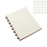 Atoma Pur Disc-Bound Refillable A5+ Notebook Red Leather by Atoma at Cult Pens