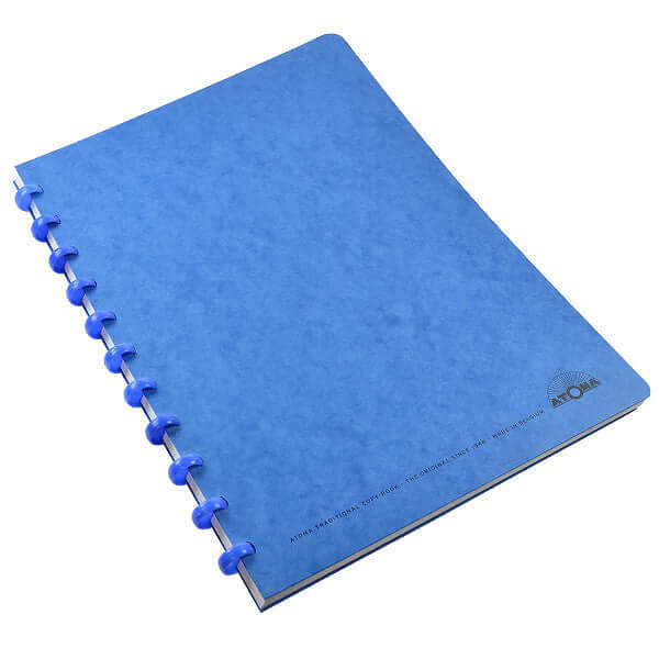 Atoma Classic Colours Card Cover Disc-Bound Refillable Notebook A4 by Atoma at Cult Pens