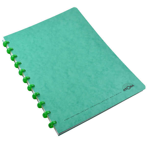 Atoma Classic Colours Card Cover Disc-Bound Refillable Notebook 210 x