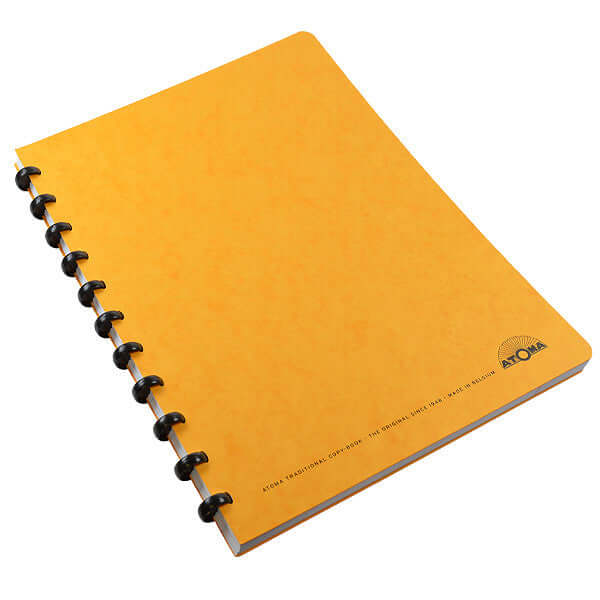 Atoma Classic Colours Card Cover Disc-Bound Refillable Notebook 210 x