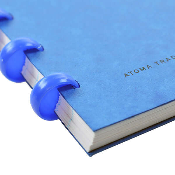 Atoma Classic Colours Card Cover Disc-Bound Refillable Notebook A4 by Atoma at Cult Pens