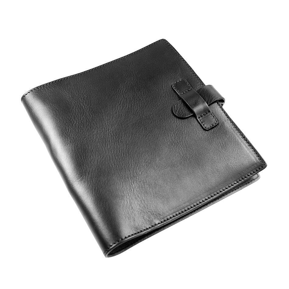 Atoma Pur Leather Folder A5+ Black by Atoma at Cult Pens