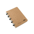Atoma Amazing Texon Cover Disc-Bound Refillable Notebook Brown A6 by Atoma at Cult Pens